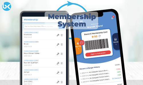 BrandK POS Feature - 12. Membership system