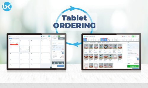 BrandK POS Feature - 2. Server Ordering System (Tablet Version)